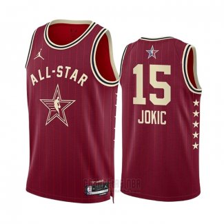 Camiseta All Star 2024 Denver Nuggets Nikola Jokic #15 Rojo