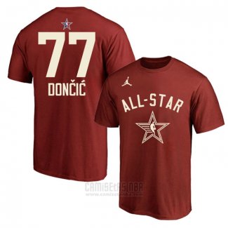 Camiseta Manga Corta All Star 2024 Luka Doncic Rojo