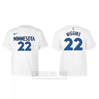 Camiseta Manga Corta Andrew Wiggins Minnesota Timberwolves Blanco