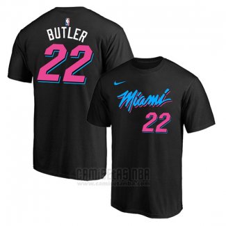 Camiseta Manga Corta Jimmy Butler Miami Heat Negro