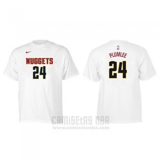 Camiseta Manga Corta Mason Plumlee Denver Nuggets Blanco