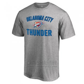 Camiseta Manga Corta Oklahoma City Thunder Gris