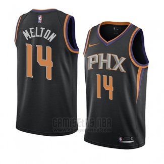 Camiseta Phoenix Suns De'anthony Melton #14 Statement 2018 Negro