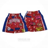 Pantalone Philadelphia 76ers Slap Sticker Rojo