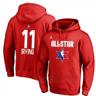 Sudaderas con Capucha All Star 2020 Brooklyn Nets Kyrie Irving Rojo