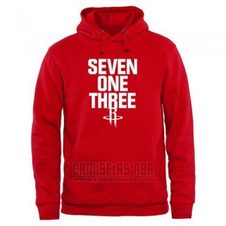 Sudaderas con Capucha Houston Rockets Rojo Seven One Three