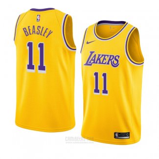 Camiseta Los Angeles Lakers Michael Beasley #11 Icon 2018-19 Amarillo