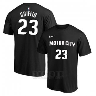 Camiseta Manga Corta Blake Griffin Detroit Pistons Negro