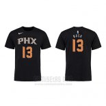 Camiseta Manga Corta Steve Nash Phoenix Suns Negro