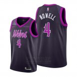 Camiseta Minnesota Timberwolves Jaylen Nowell #4 Ciudad Violeta