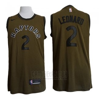 Camiseta Toronto Raptors Kawhi Leonard #2 Nike Verde