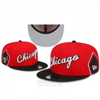 Gorra Chicago Bulls Ciudad Edition 9FIFTY Rojo Negro