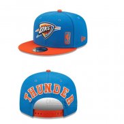 Gorra Oklahoma City Thunder League Flawless 9FIFTY Snapback Naranja Azul