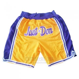 Pantalone Los Angeles Lakers Just Don Amarillo