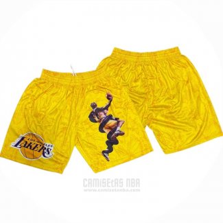 Pantalone Los Angeles Lakers Kobe Bryant Mamba Amarillo