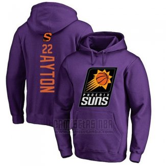 Sudaderas con Capucha Deandre Ayton Phoenix Suns Violeta3