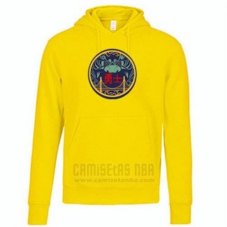 Sudaderas con Capucha Golden State Warriors Amarillo3