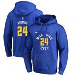 Sudaderas con Capucha Mason Plumlee Denver Nuggets Azul