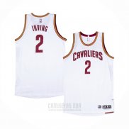 Camiseta Cleveland Cavaliers Kyrie Irving #2 Retro Blanco