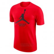 Camiseta Manga Corta Chicago Bulls Essential Jumpman Rojo