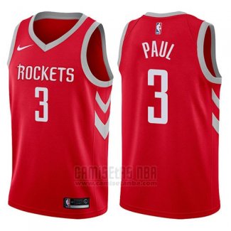 Camiseta Nino Houston Rockets Chris Paul #3 2017-18 Rojo