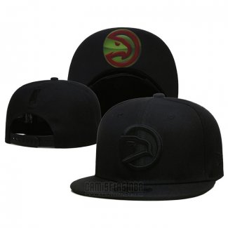 Gorra Atlanta Hawks Black On Black 9FIFTY Snapback Negro