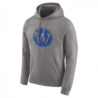 Sudaderas con Capucha Golden State Warriors Gris 2019-20 Ciudad