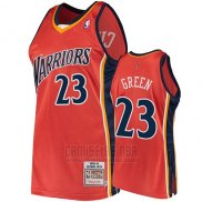 Camiseta Golden State Warriors Draymond Green 2009-10 Hardwood Classics Naranja