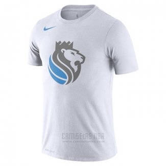 Camiseta Manga Corta Sacramento Kings Blanco 2019-20 Ciudad