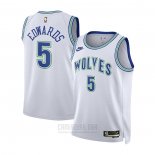 Camiseta Nino Minnesota Timberwolves Anthony Edwards #5 Classic 2023-24 Blanco