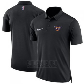 Camiseta Polo Phoenix Suns Negro