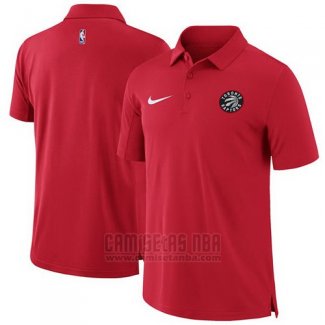 Camiseta Polo Toronto Raptors Rojo