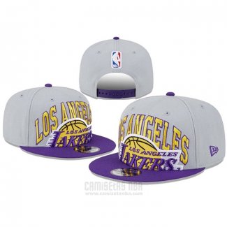 Gorra Los Angeles Lakers Tip-Off 9FIFTY Gris Violeta