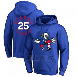 Sudaderas con Capucha Ben Simmons Philadelphia 76ers Azul2