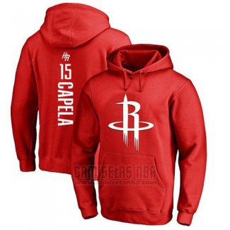 Sudaderas con Capucha Clint Capela Houston Rockets Rojo2