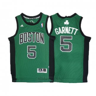 Camiseta Boston Celtics Kevin Garnett #5 2010-13 Verde