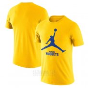 Camiseta Manga Corta Denver Nuggets Essential Jumpman Amarillo