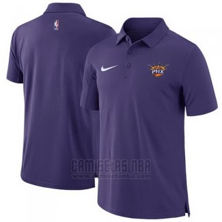 Camiseta Polo Phoenix Suns Violeta