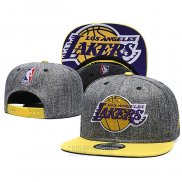 Gorra Los Angeles Lakers Amarillo Gris