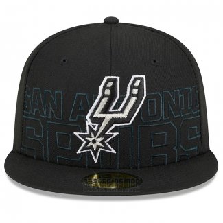 Gorra San Antonio Spurs 2023 NBA Draft 9FIFTY Snapback Negro