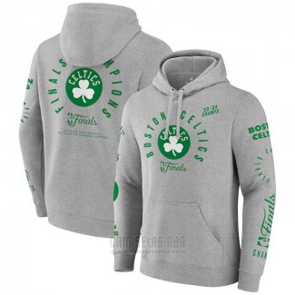 Sudaderas con Capucha Boston Celtics 2024 NBA Finals Champions Gris