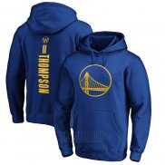 Sudaderas con Capucha Klay Thompson Golden State Warriors Azul4