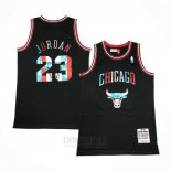 Camiseta Chicago Bulls Michael Jordan #23 Mitchell & Ness 1997-98 Negro2