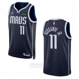 Camiseta Dallas Mavericks Tim Hardaway JR. #11 Statement 2022-23 Azul