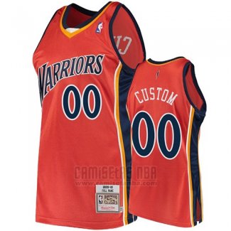 Camiseta Golden State Warriors Custom 2009-10 Hardwood Classics Naranja