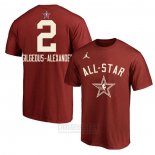 Camiseta Manga Corta All Star 2024 Shai Gilgeous-Alexander Rojo