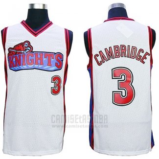 Camiseta Pelicula Knights Calvin Cambridge #3 Blanco