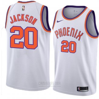 Camiseta Phoenix Suns Josh Jackson #20 Hardwood Classic 2018 Blanco