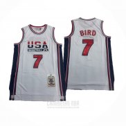 Camiseta USA 1992 Larry Bird #7 Blanco1