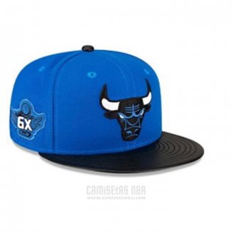 Gorra Chicago Bulls NBA 6X Champ Snapback Azul